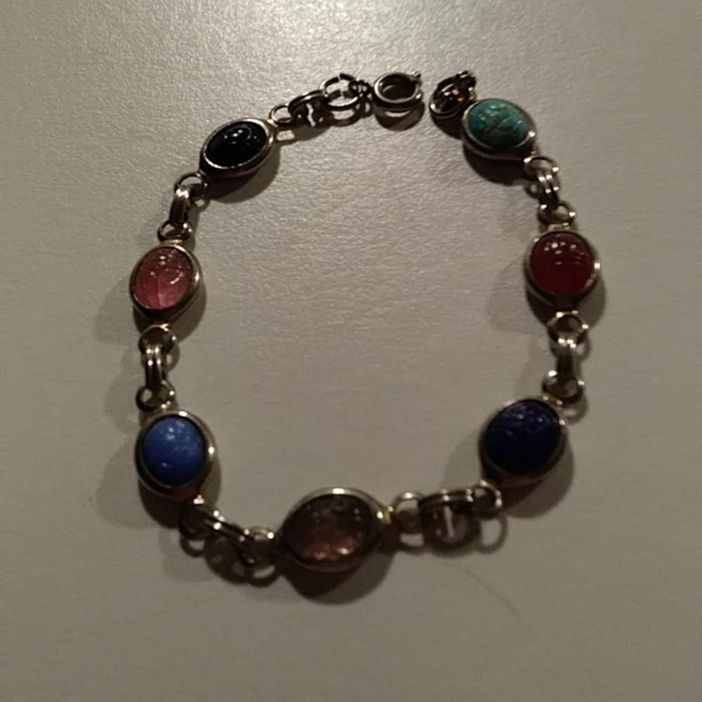 Scarab bracelet 7.5